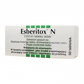 ESBERITOX N 50 tabletek APTEKA