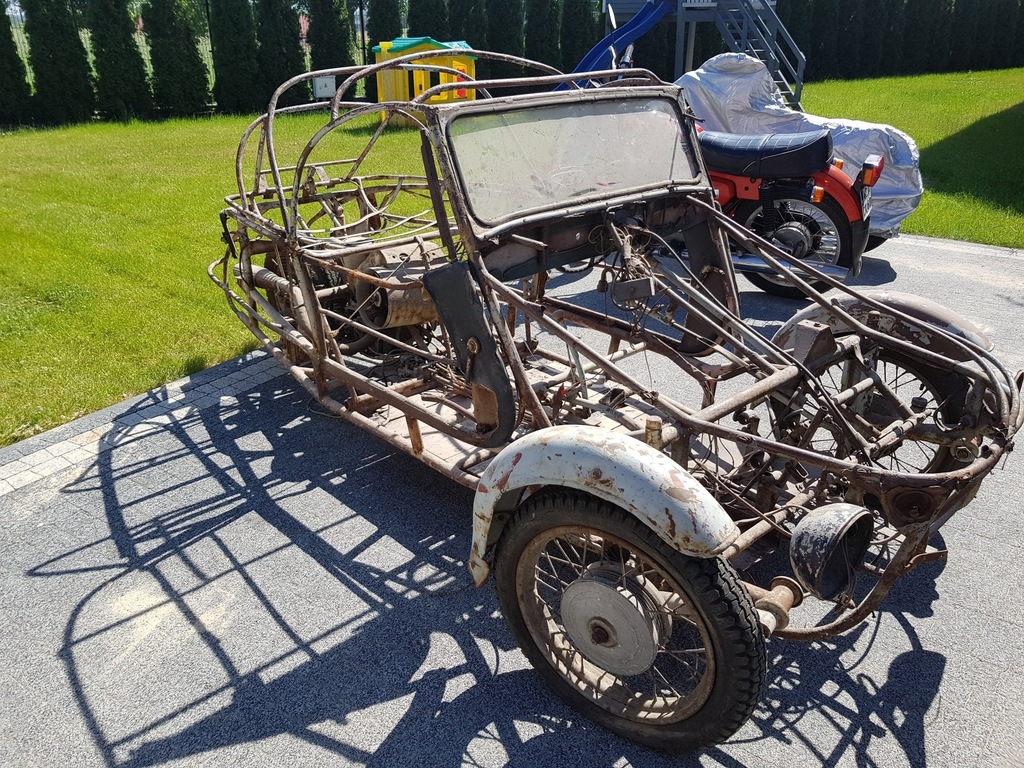 Pojazd VELOREX 350 Jawa zabytek unikat