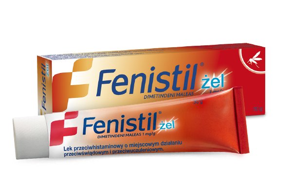 Fenistil żel 30g - komary, alergie, użądlenia