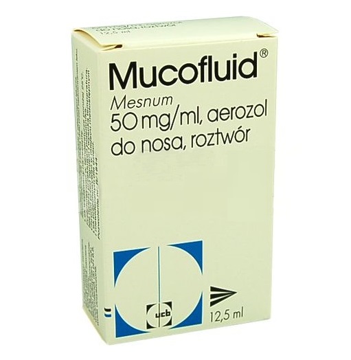 MUCOFLUID aerozol do nosa  katar spray krople 12,5