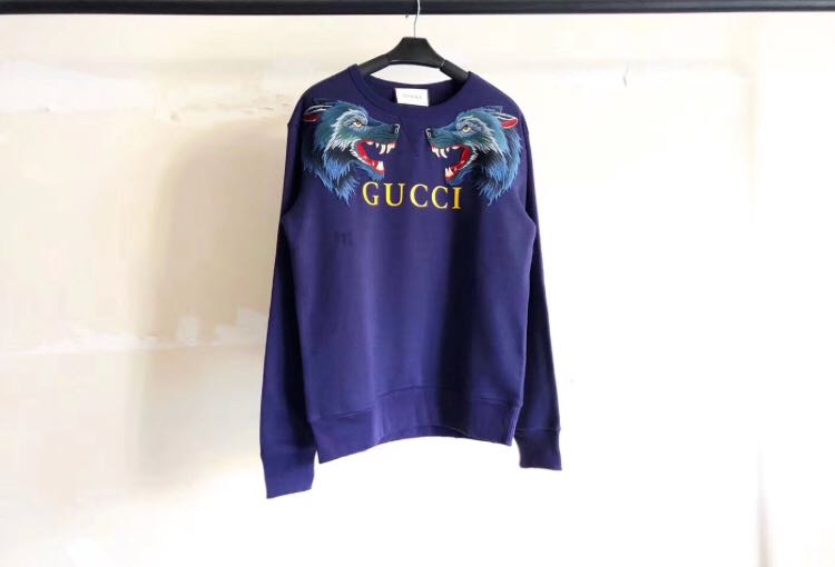 gucci wolf crewneck