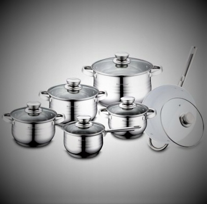Zestaw garnków ze stali RL-1231 BLACK FRIDAY WEEK