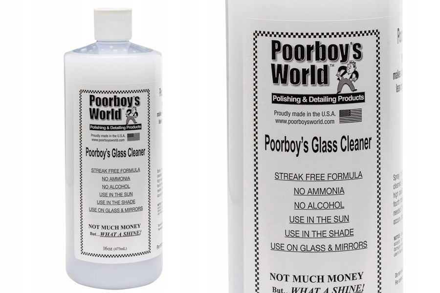 POORBOY'S - Glass Cleaner 946ml - płyn do SZYB