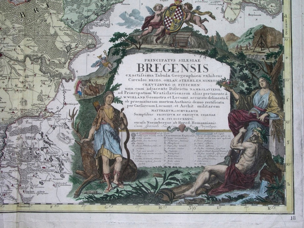 1750 giga MAPA ŚLĄSK WROCŁAW BRZEG OŁAWA KLUCZBORK
