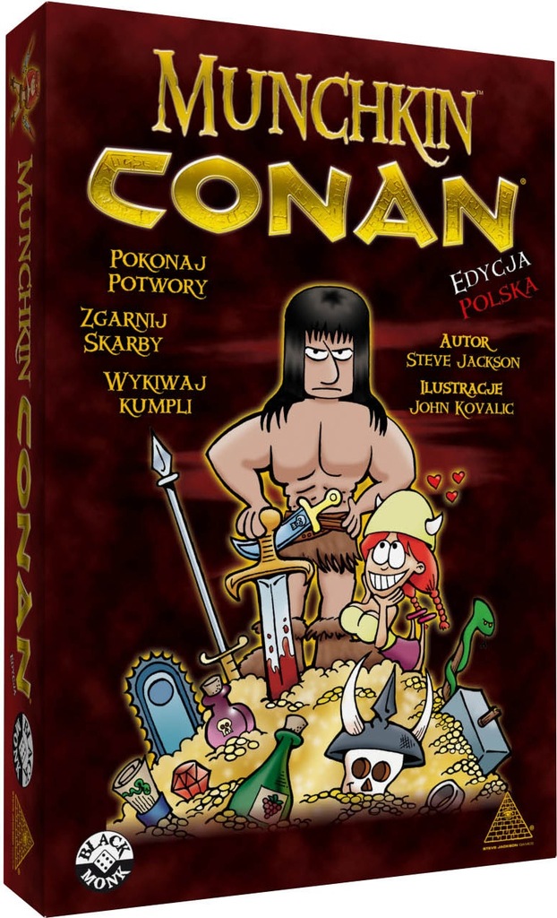 MUNCHKIN CONAN BARBARZYŃCA GRA PLANSZOWA *UNIKAT*