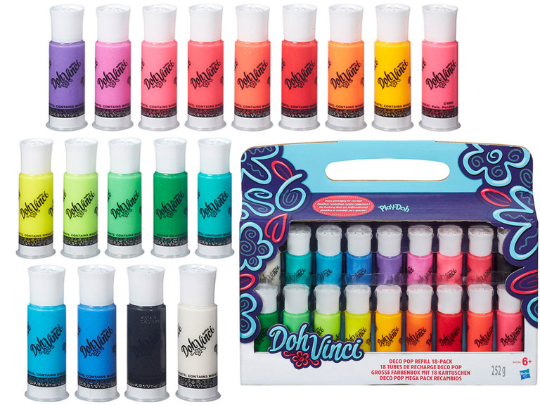 PLAY DOH VINCI paleta wkłady ZESTAW ciastolina