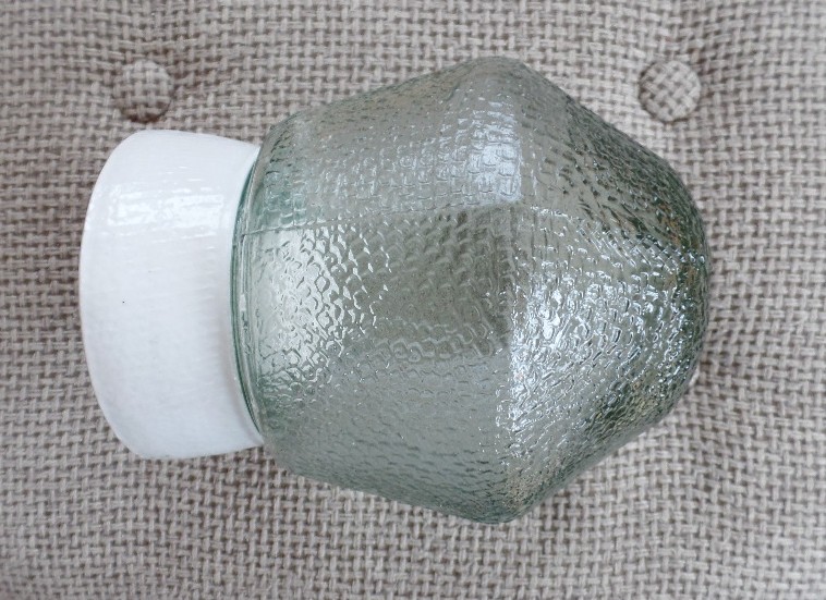 Oprawa porcelanowa szklana WOS 60 W z kloszem