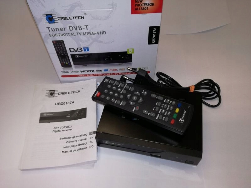 JAK NOWY! DEKODER DVB-T CABLETECH URZ0187A
