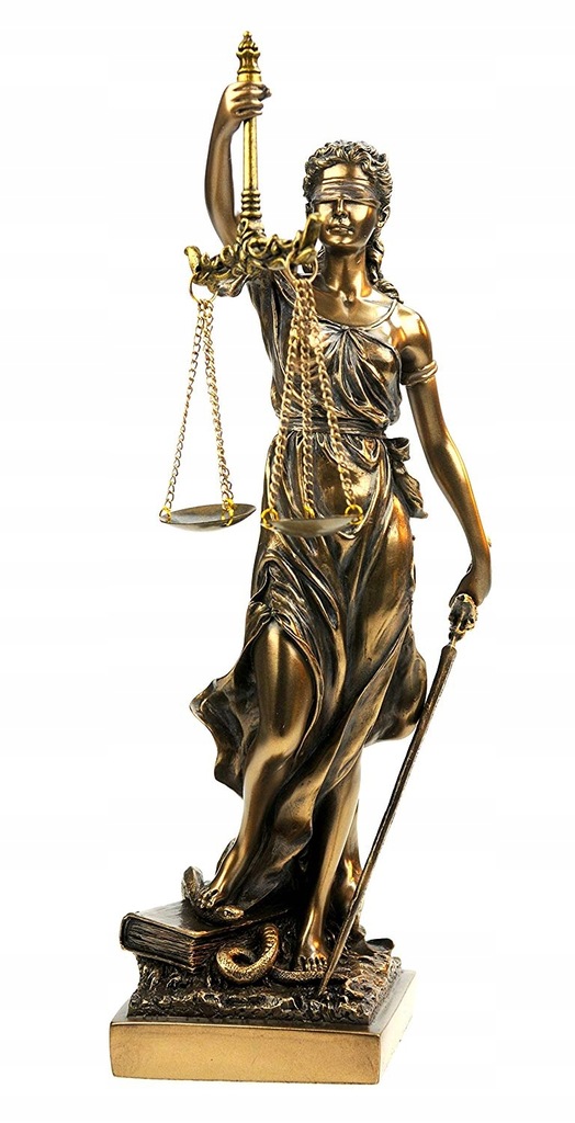 M10 Figurka Lustitia symbol sprawiedliwości 33 cm