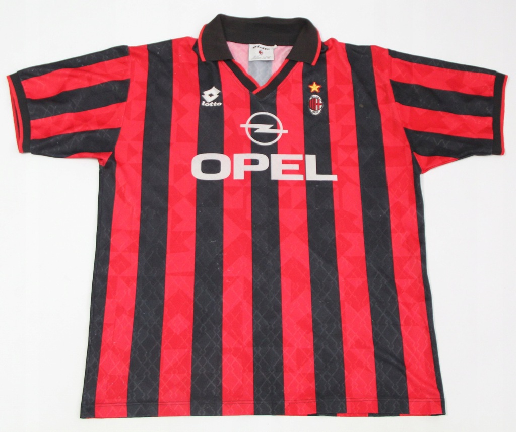 Lotto AC MILAN ゲームシャツ Koszulka Lotto AC Milan OPEL Made in Italy - 7762523271