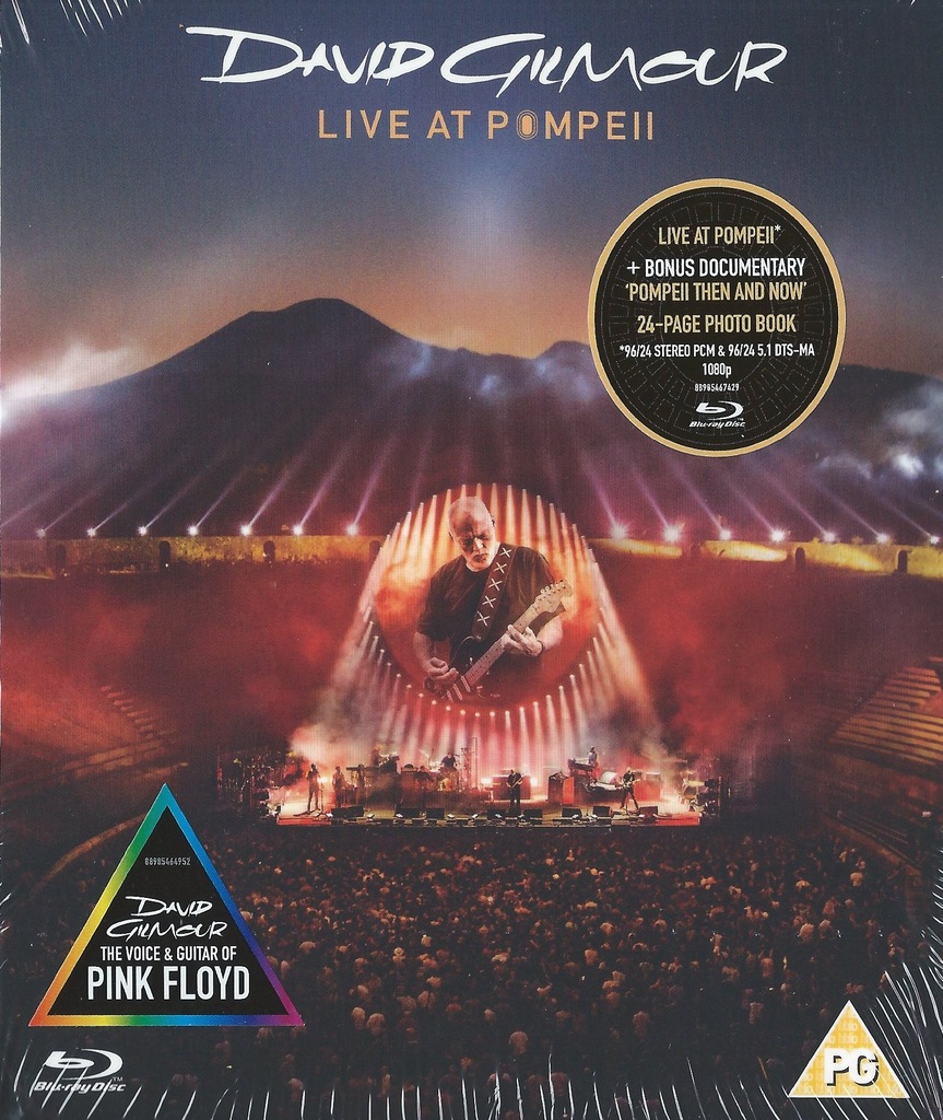 David Gilmour LIVE AT POMPEII BLU-RAY