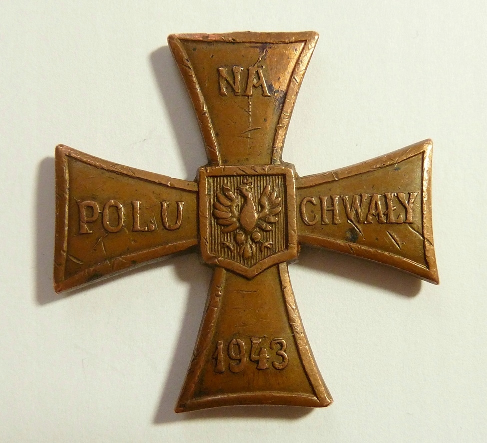 Krzyż Walecznych 1943. Duża rzadkość. (537)