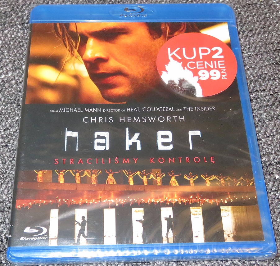 Blu-Ray: Haker (2015) Blackhat - Chris Hemsworth
