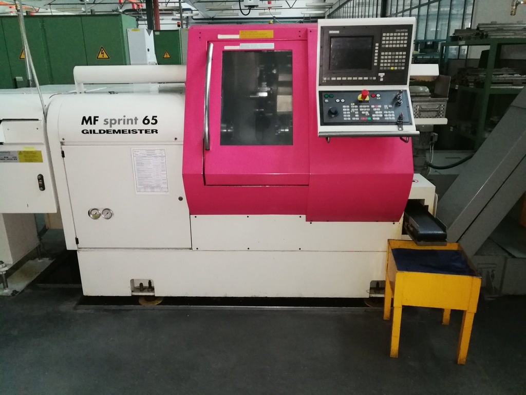 GILDEMEISTER MF Sprint 65 Tokarka CNC Podajnik