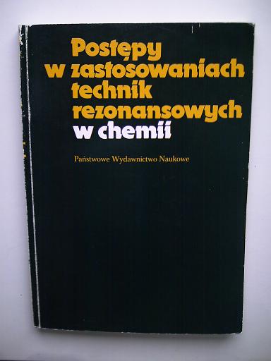 TECHNIKA REZONANSOWA W CHEMII /REZONANS CHEMICZNY