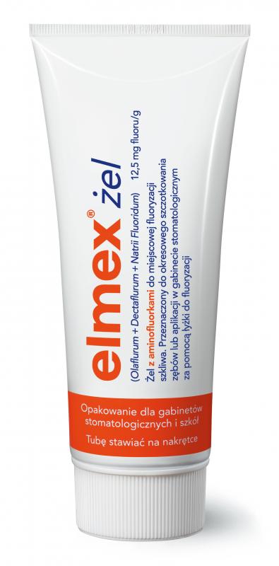 ELMEX ŻEL 215 g FLUORYZACJA + szczoteczki GRATIS