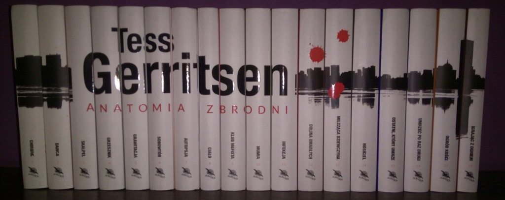 Tess Gerritsen - Anatomia Zbrodni komplet 1-18