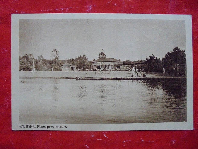 OTWOCK WARSZAWA ŚWIDER PLAŻA PRZY MOŚCIE 1936