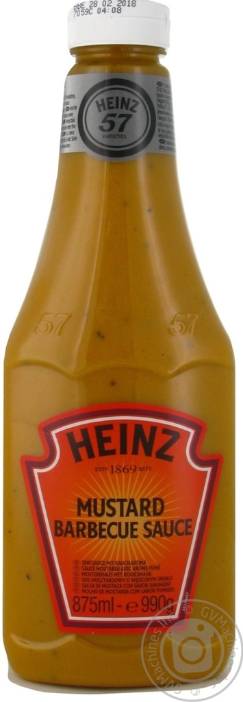 HEINZ Mustard Barbecue Sauce 875 ml (1 kg) - 7371565577 - oficjalne