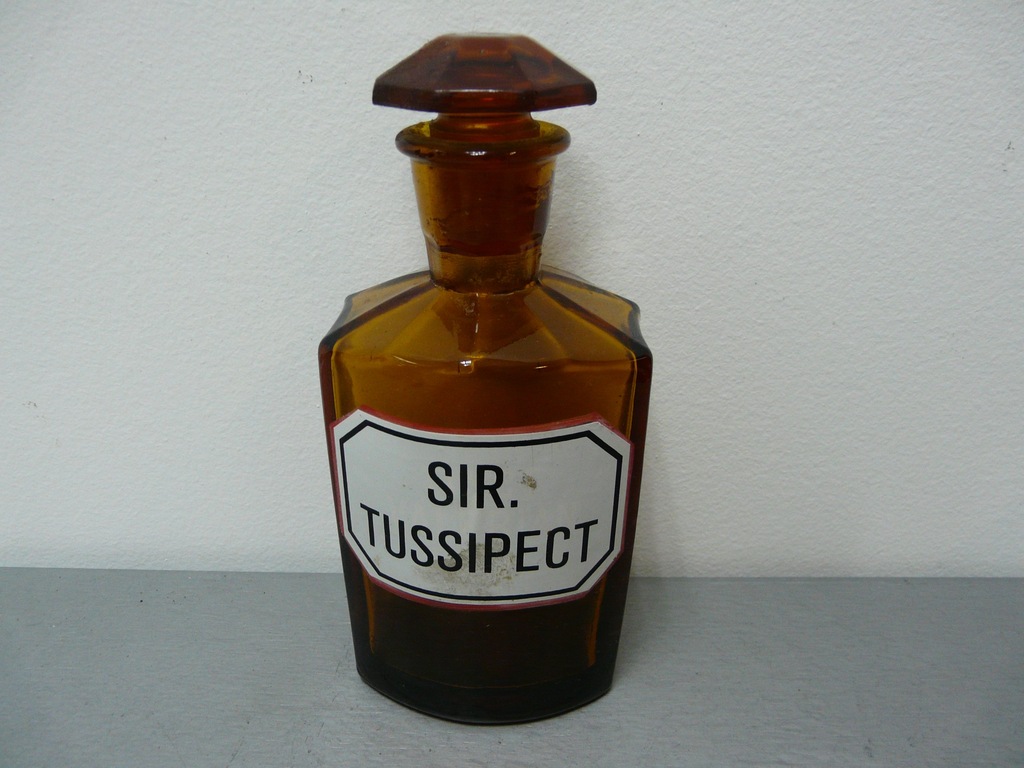 Butelka apteczna 17,5 cm SIR.TUSSIPECT