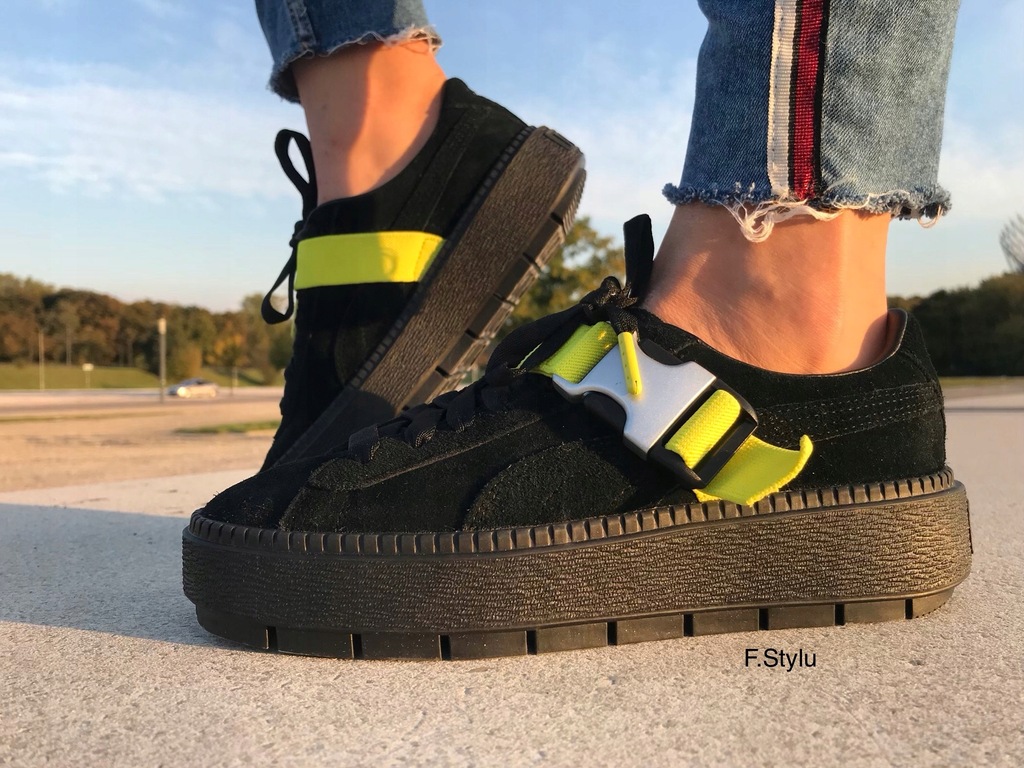 puma platform trace buckle