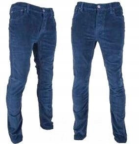 ADIDAS ORIGINALS spodnie SLIM FIT sztruks- W34_L34