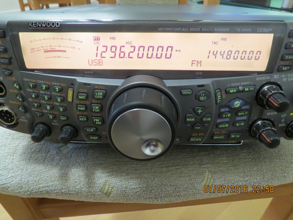 Transceiver Kenwood TS-2000X + SDR SoftRock.
