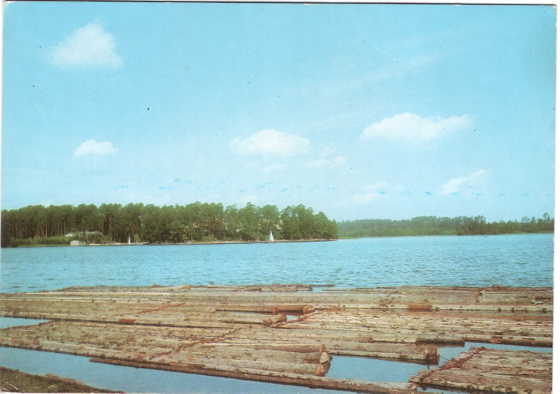 MAZURY - JEZIORO BIAŁE- SPŁAW DREWNA - 1970R