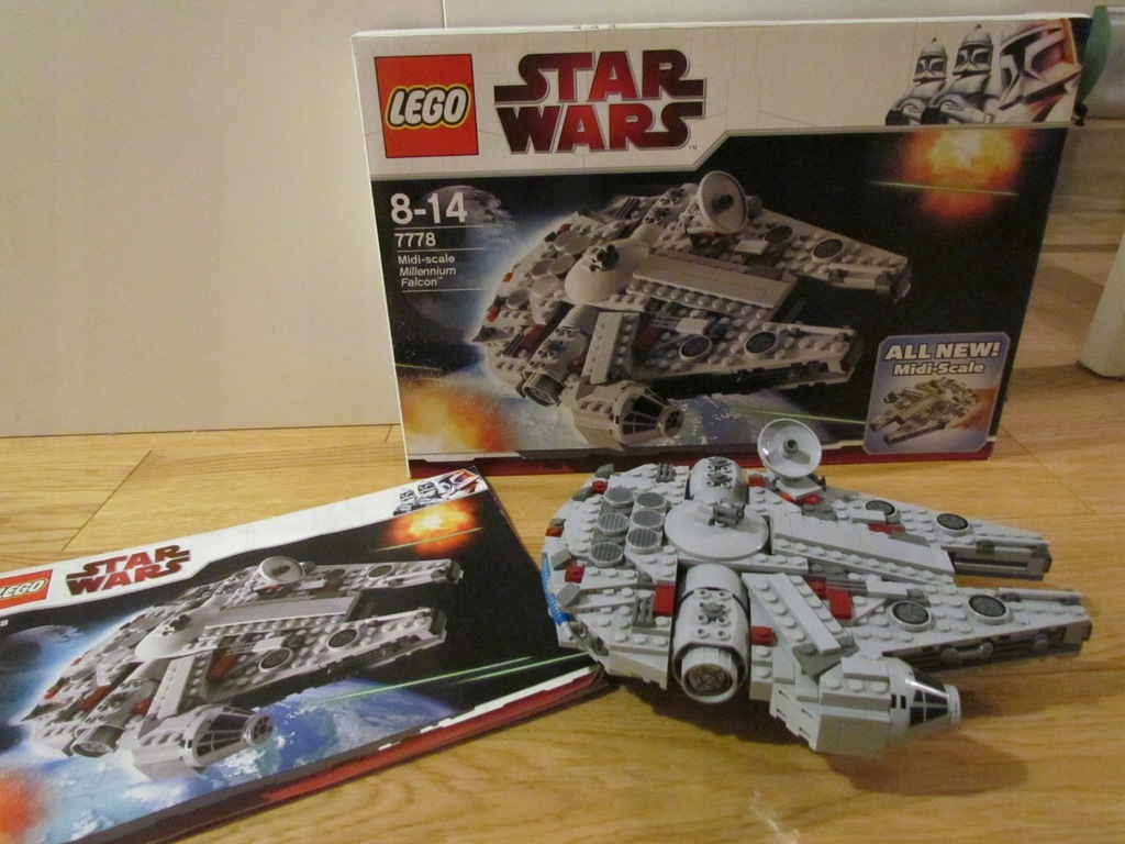 LEGO Star Wars 7778 sokół millenium midi komplet