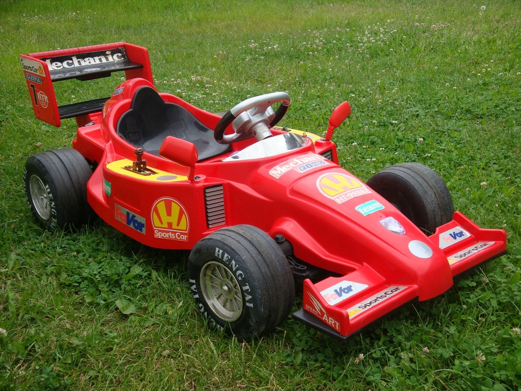 BOLID F1 / WYŚCIGÓWKA dla malucha - MOC z 12V aku.