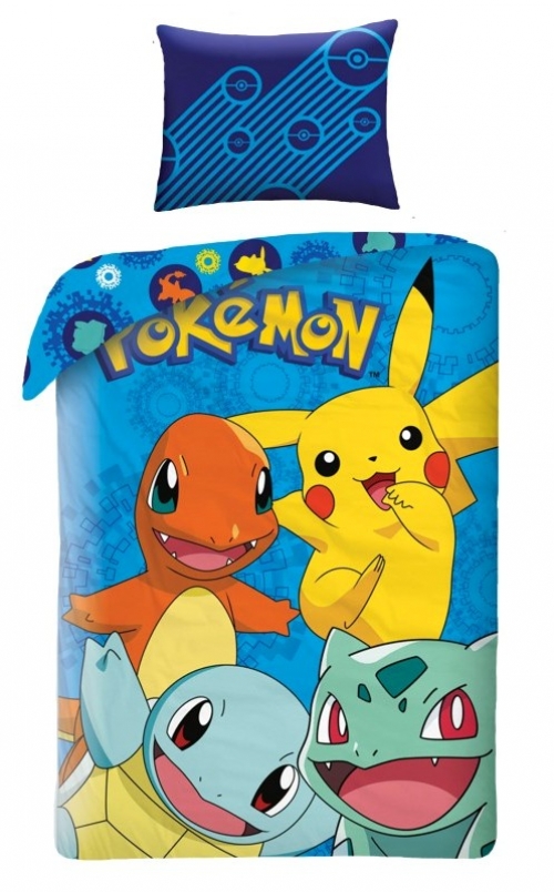 NOWOŚĆ POŚCIEL POKEMON POKEMONY PIKACZU 140x200
