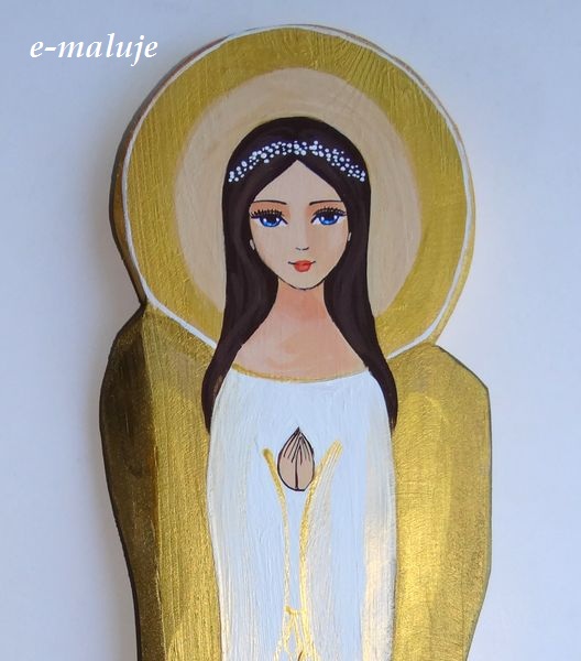 e-maluje ANIOŁ STRÓŻ IKONA chrzest I KOMUNIA 47cm