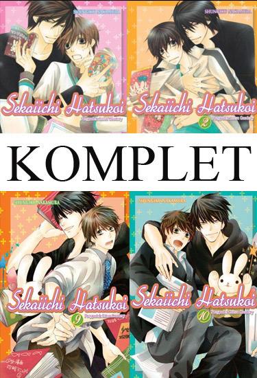 SEKAIICHI HATSUKOI TOMY 1-10 KOMPLET PL NOWE MANGI