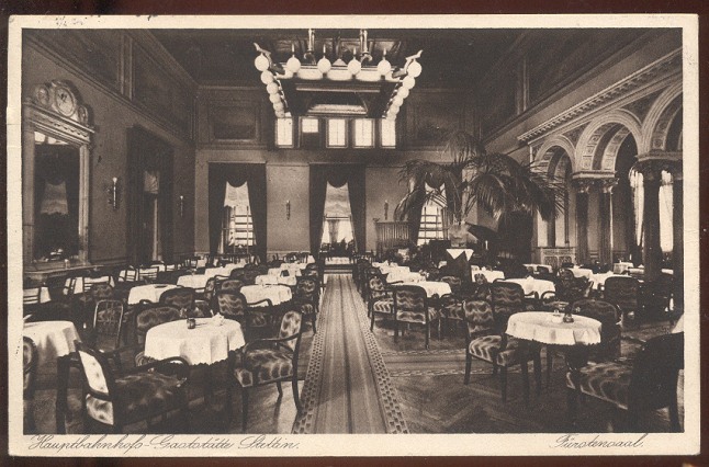 1930 SZCZECIN - RESTAURACJA DWORCOWA