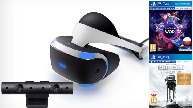 PS4 VR GOGLE SONY CAMERA V2 VR WORLDS BATTLEFRONT