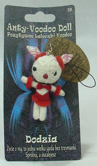 POZYTYWNY BRELOK ANTY VOODOO DOLL LALECZKA DODZIA