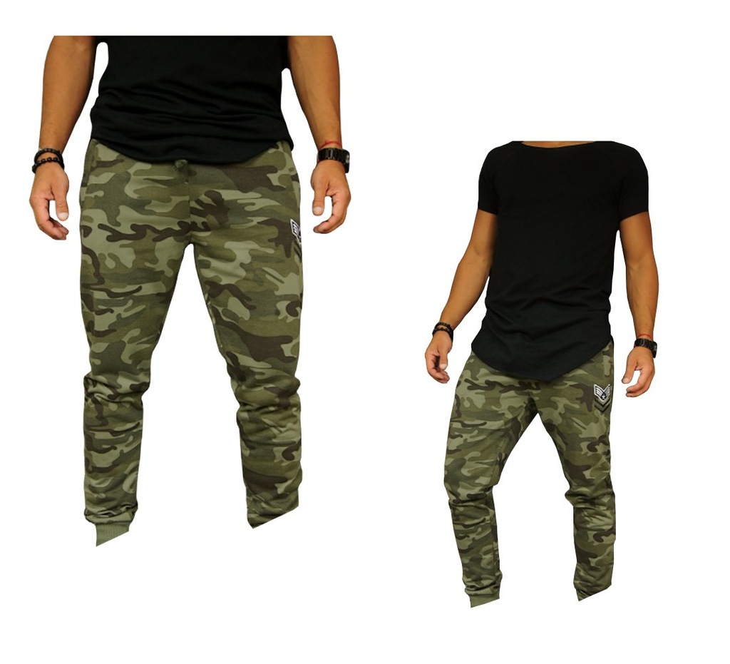 MĘSKIE SPODNIE DRESOWE dresy MORO ARMY NEW XL/XXL