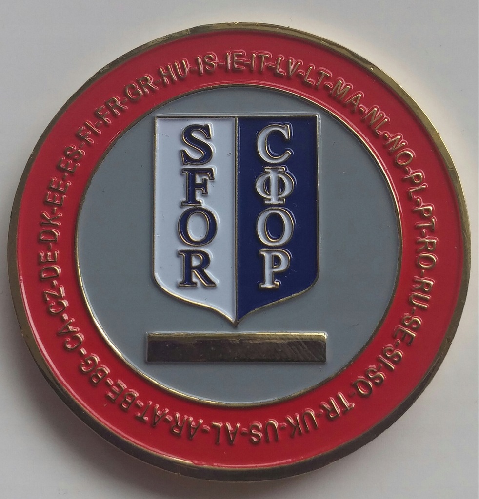 Coin - medal Bosnia SFOR