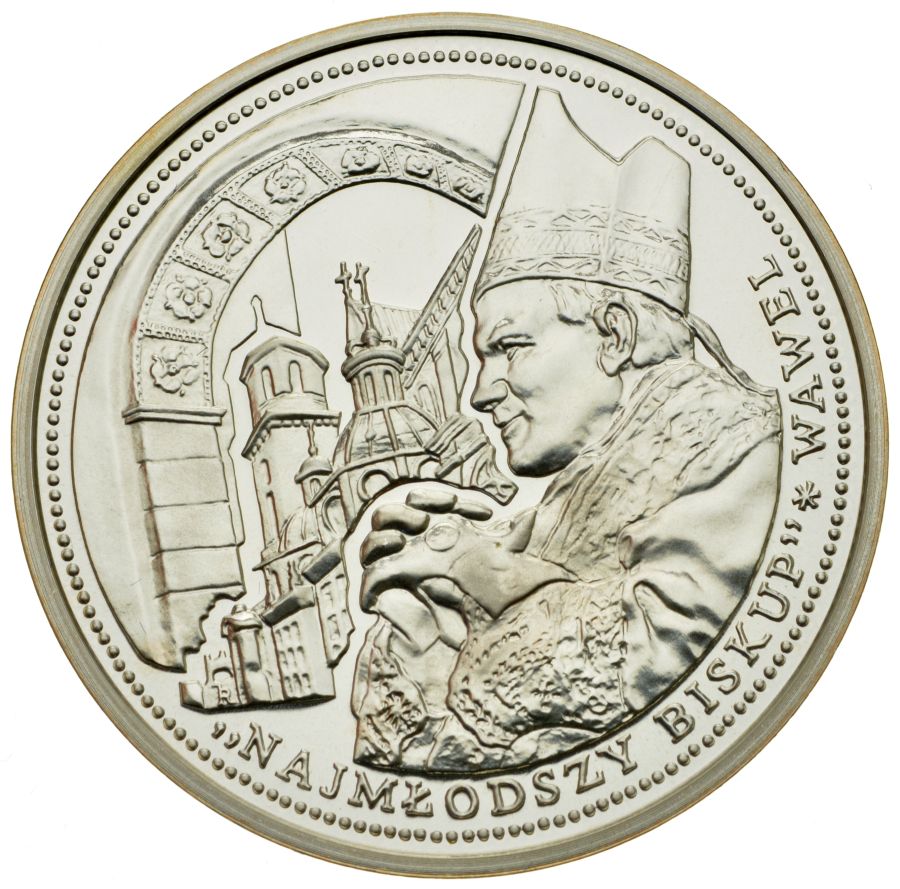 MEDAL KOLEKCJA PAPIESKA NAJMŁODSZY BISKUP - WAWEL