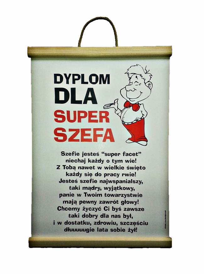 Prezent dla SZEFA, SZEFOWEJ, Expresowa Wysyłka!