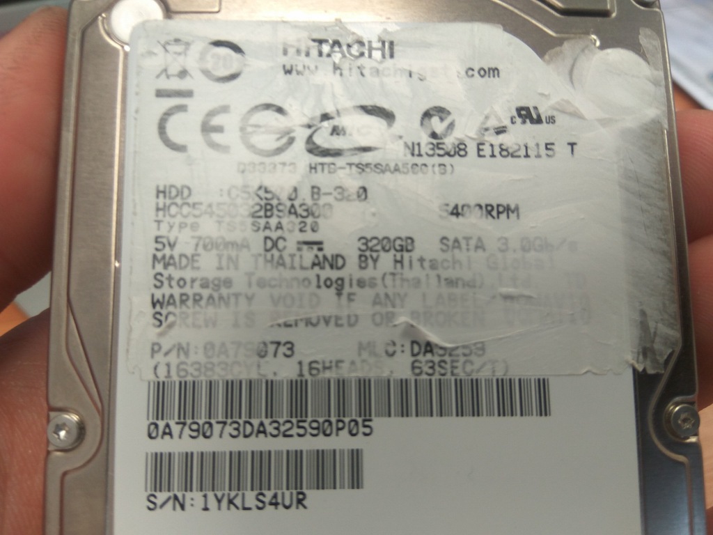 Dysk 320GB Cyfrowy Polsat Sagemcom Hitachi