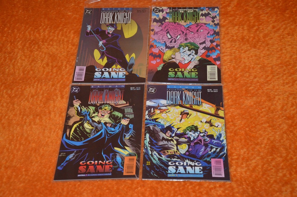 JOKER ZESTAW KOMPLET KOLEKCJA DC BATMAN GOING SANE