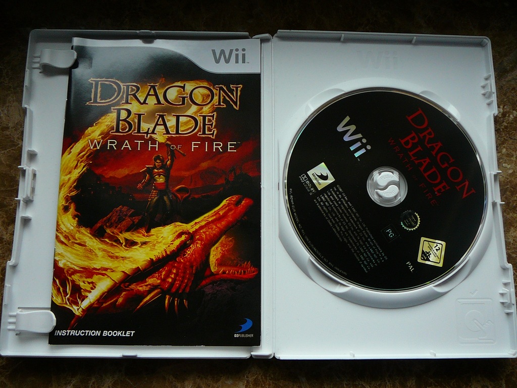 DRAGON BLADE WRATH OF FIRE - NINTENDO WII KOMPLET - Stan: używany