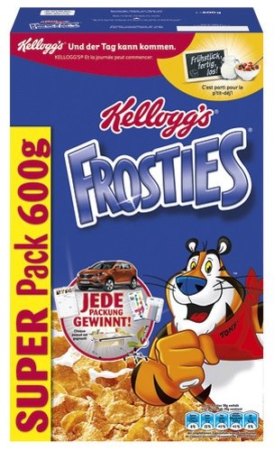 2462 KELLOGG'S FROSTIES PŁATKI DO MLEKA 375g