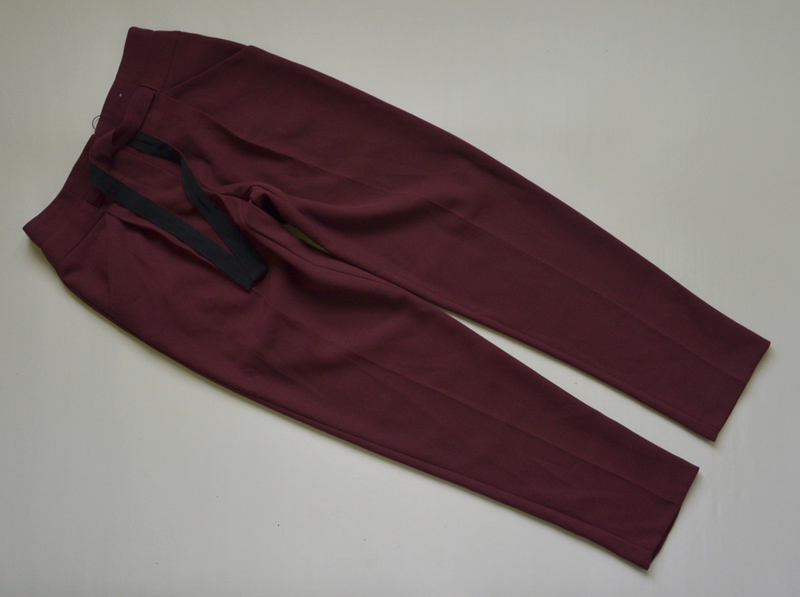 Spodnie eleganckie bordowe chinosy 34/36 Primark