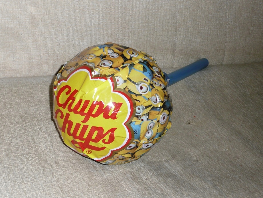 WIELKI Lizak Chupa Chups MINIONKI z 20 zabawkami !