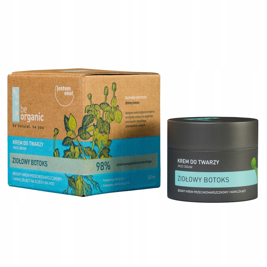 Krem do Twarzy Ziołowy Botoks 50ml Be Organic