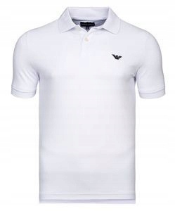 EMPORIO ARMANI biała koszulka polo PO63 r. L