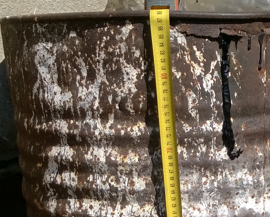 Smoła na gorąco  Lepik . Beczka 230kg