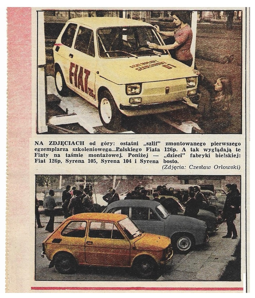 BIELSKO-BIAŁA FIAT SYRENA - 33 RAJD POLSKI - OJCÓW